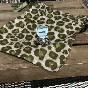 Brighton nwt Sophie rare vintage black silver scroll detail band ring size 5